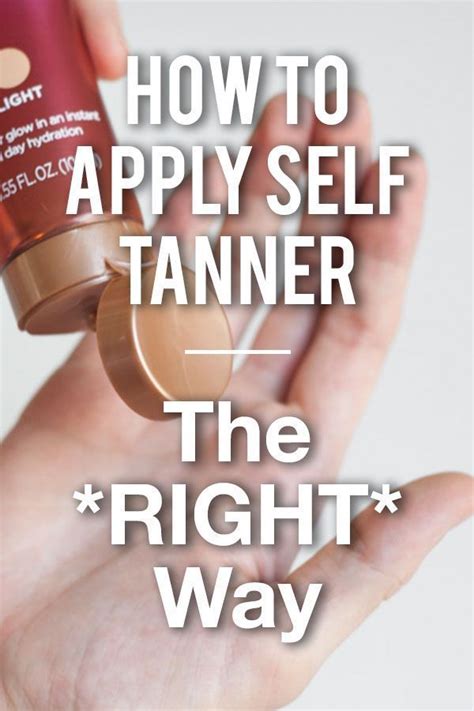 self tanner without blotches.